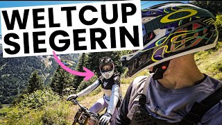DOWNHILL Training mit NINA HOFFMANN auf...
