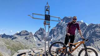 Discesa in MTB dai 3080 metri di Punta Tre Chiosis