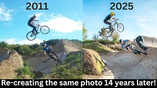 14 years later we re-shoot the same photo|same...