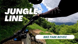 Jungle LINE | RAW POV | Bike Park BOVEC...