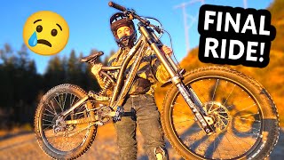 It's The FINAL RIDE on my 300mm Boostmonster...