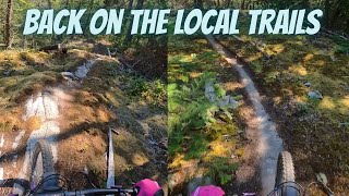 Back on the local trails plus a new one in...