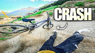 BACKFLIP CRASH auf dem NINES Kurs!! + Bikepark...