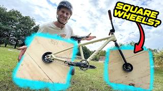 SQUARE WHEELS ON A MOUNTAIN BIKE - YOU WON'T...