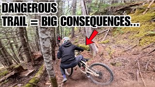 This CRAZY Trail Makes People Crash! *bad idea*