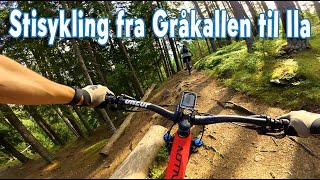 Stisykling fra Gråkallen til Ila med Morten...