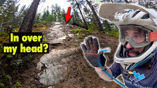 Alone on a Whistler double black - no...