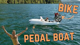 BIKE on a PEDAL BOAT for an epic journey...