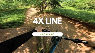 4x Line Bikepark Lac Blanc France  Trail...