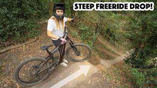 I RODE A STEEP FREERIDE DROP!