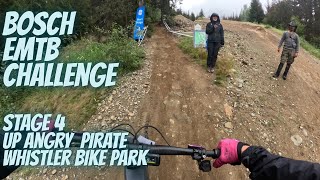 CrankWorx eMTB Challenge riding up Angry...