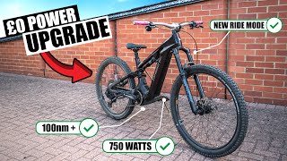 THIS FREE UPGRADE GAVE MY E-BIKE SOME SERIOUS...