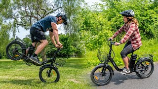 Qronge Mirage Folding Ebike Test