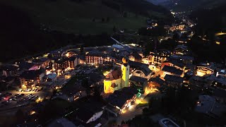 Saalbach by Night – DJI Mini 3 Drone Flight...
