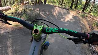 Short, Fast MTB Trail with Lots of Berms...