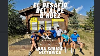 ¡Así es subir el Alpe d'Huez con amigos!
