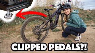 TRYING CLIPPED PEDALS DID NOT GO TO PLAN!