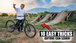 10 EASY DIRT JUMP TRICKS ANYONE CAN LEARN!