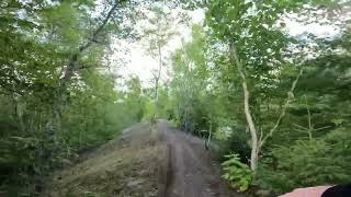 MTB in Minto, NB - Insanity Later trail