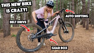 RIDING THIS NEW EMTB THAT HAS A GEARBOX!?