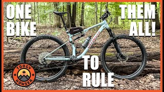 NEW XC Bike is SO FUN!  AND so are the trails...