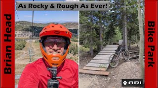 Riding rocks at Brian Head Bike Park again...