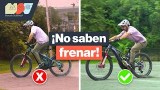 Cómo frenar bien en MTB (la técnica que...
