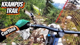 KRAMPUS Trail in Cortina Bike Park....