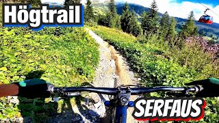 Högtrail in Serfaus Bike Park! Blue line,...