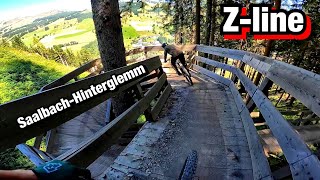 New Z-Line trail in Saalbach-Hinterglemm. Full...
