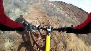 A chunky ride on the Devil's Backbone.