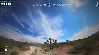 Fourth segment of Lovell Canyon group ride...