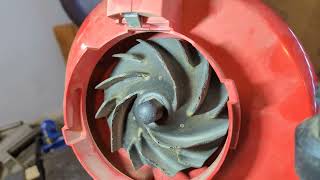 Craftsman Leaf Blower/Vacuum Eats glass jar