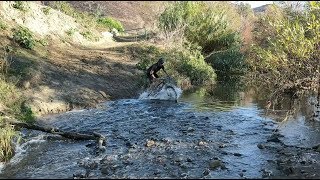 How Not to Cross a Creek on a Mountain Bike