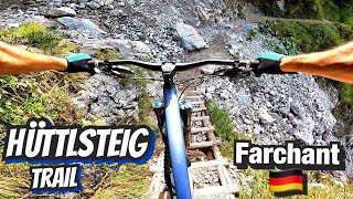 INSANE TRAILS in Germany! Hüttlsteig and Wank...