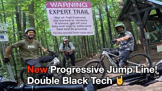 New MTB Progression Jump Line + Double-Black...
