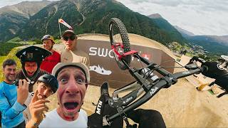 Geisteskranke MTB Action bei den Swatch Nines...