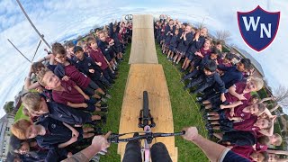 Riding in Front of Hundreds of Kids –...