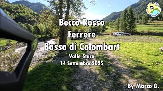 Valle Stura Becco Rosso-Ferrere-B. di Colombart