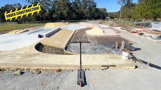 RIDING AN UNFINISHED SKATEPARK!