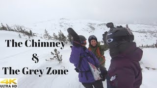 The Chimney to the Grey Zone at Blackcomb Mountain