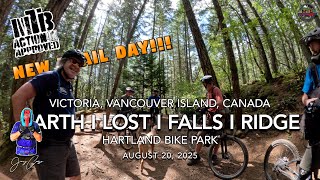 MTB Riding Hartland Trails, Victoria on...