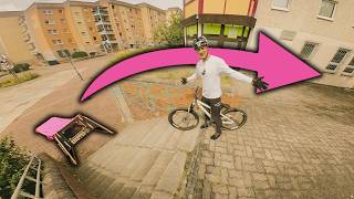 MTB Street Gaps mit der Rucksack-Rampe! (in...