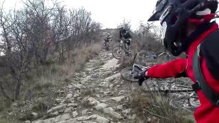 Monte Bibele, discesa 'Kamikaze'