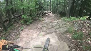 STEEP, ROCKY DOWNHILL TRACK: 'Eastern Helmock'...