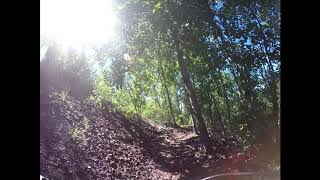 shredding chute in cuyuna mtb park.