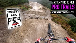 RIDING BIKEPARK WALES PRO TRAILS IN THE WORST...
