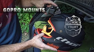Meine Gopro Helmbefestigungen - gopro mount...