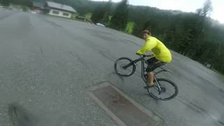 Châtel - rainy lift ride