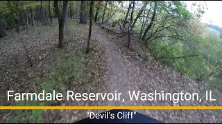 Farmdale Reservoir MTB trail - 'Devil's Cliff'